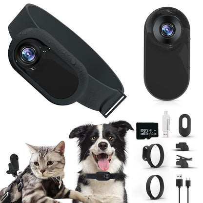 Portable Camera Magnetic Collar Clip Thumb Sports Camera HD Outdoor Pet Camera Portable Cycling Recorder