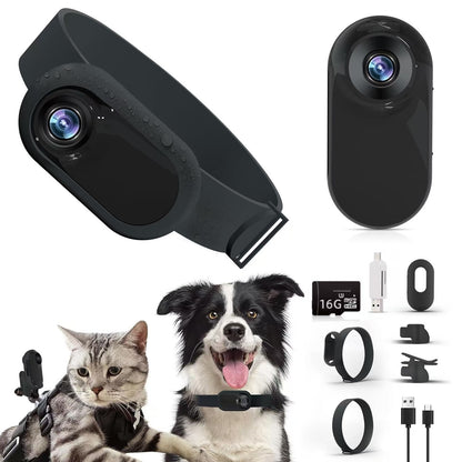 Portable Camera Magnetic Collar Clip Thumb Sports Camera HD Outdoor Pet Camera Portable Cycling Recorder