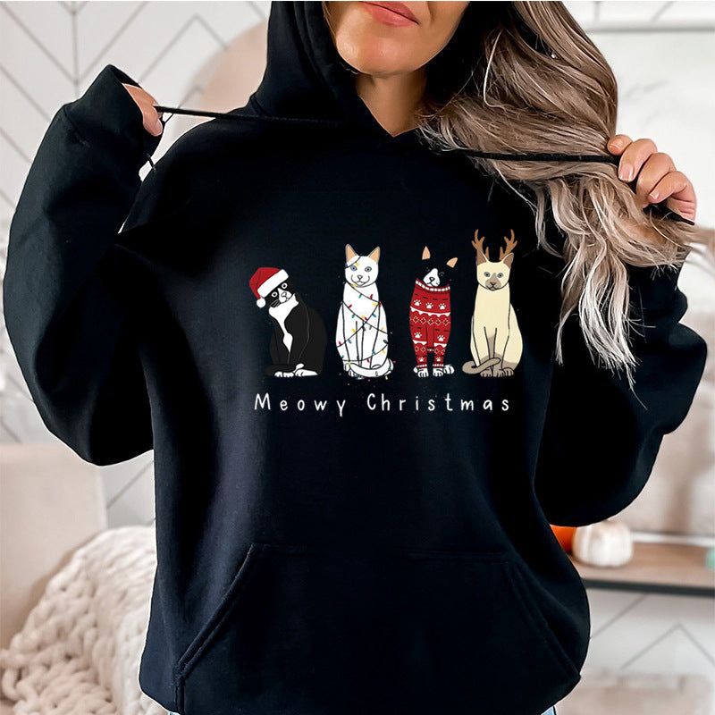 Women's Hooded Sweatshirt New Arrival Christmas Foreign Trade