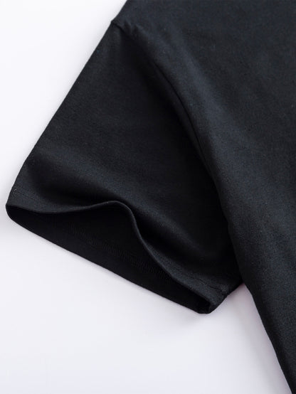 Combed Cotton New Christmas Children's Short Sleeve Girls' T-Shirt Kids Clothing Boys' Short Sleeve